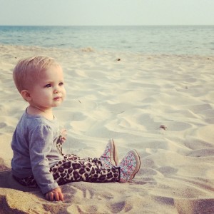 Kaylee thinking beach